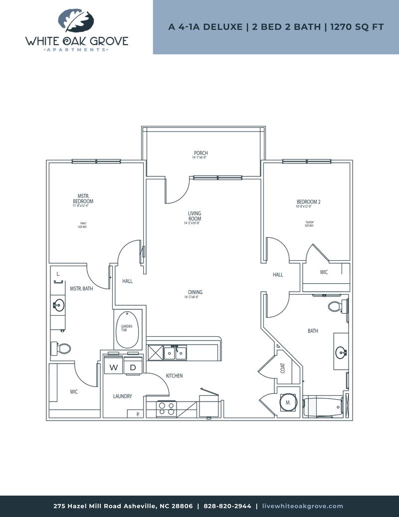 Floor Plans Spacious Floor Plans In Apartments For Rent White Oak